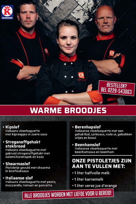 Broodjeslijst